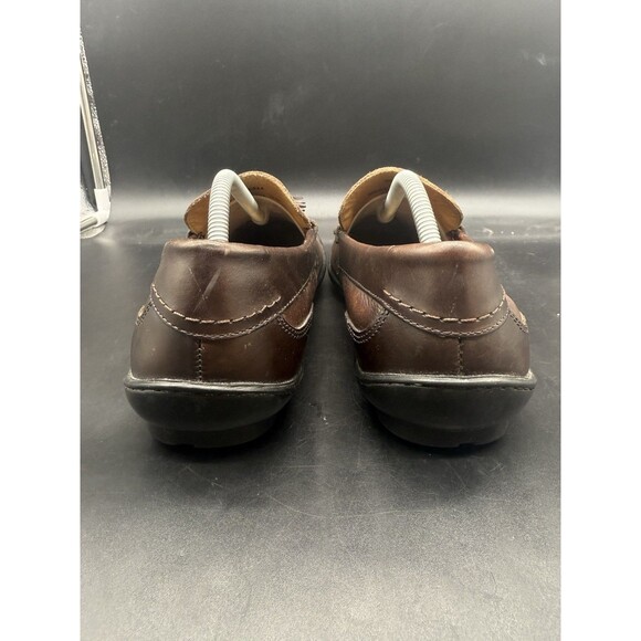 Johnston & Murphy J&M Brown Leather Tassel Loafer Slip-On Shoes Men's 10M - Picture 4 of 8